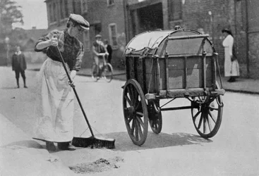 Barrenderas, fotografías de la Oficina de Guerra, 1916